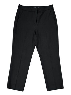 J. Crew Kate Black Straight Leg Pant in Four Season Stretch Capsule Preppy BK251